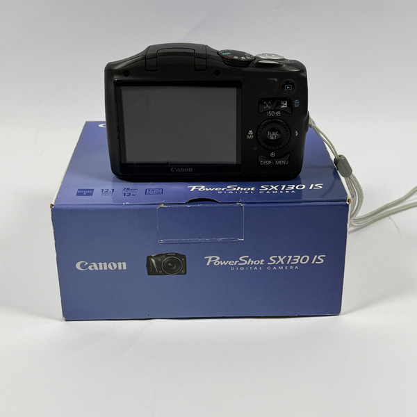 Canon PowerShot SX130 IS 12.1MP Digital Camera Black Tested