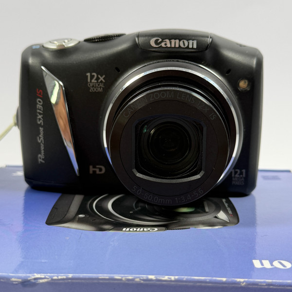 Canon PowerShot SX130 IS 12.1MP Digital Camera Black Tested