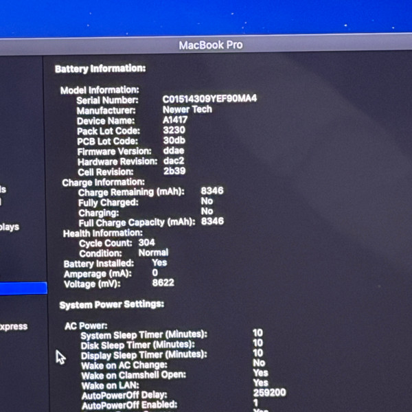 Apple MacBook Pro Retina A1398 i7-4960HQ 16GB 500GB SSD READ