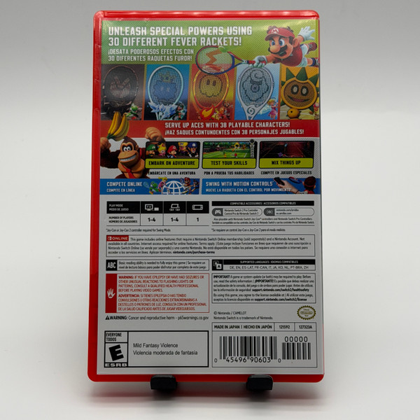 Mario Tennis Fever Nintendo Switch 2 Complete in Box Like New