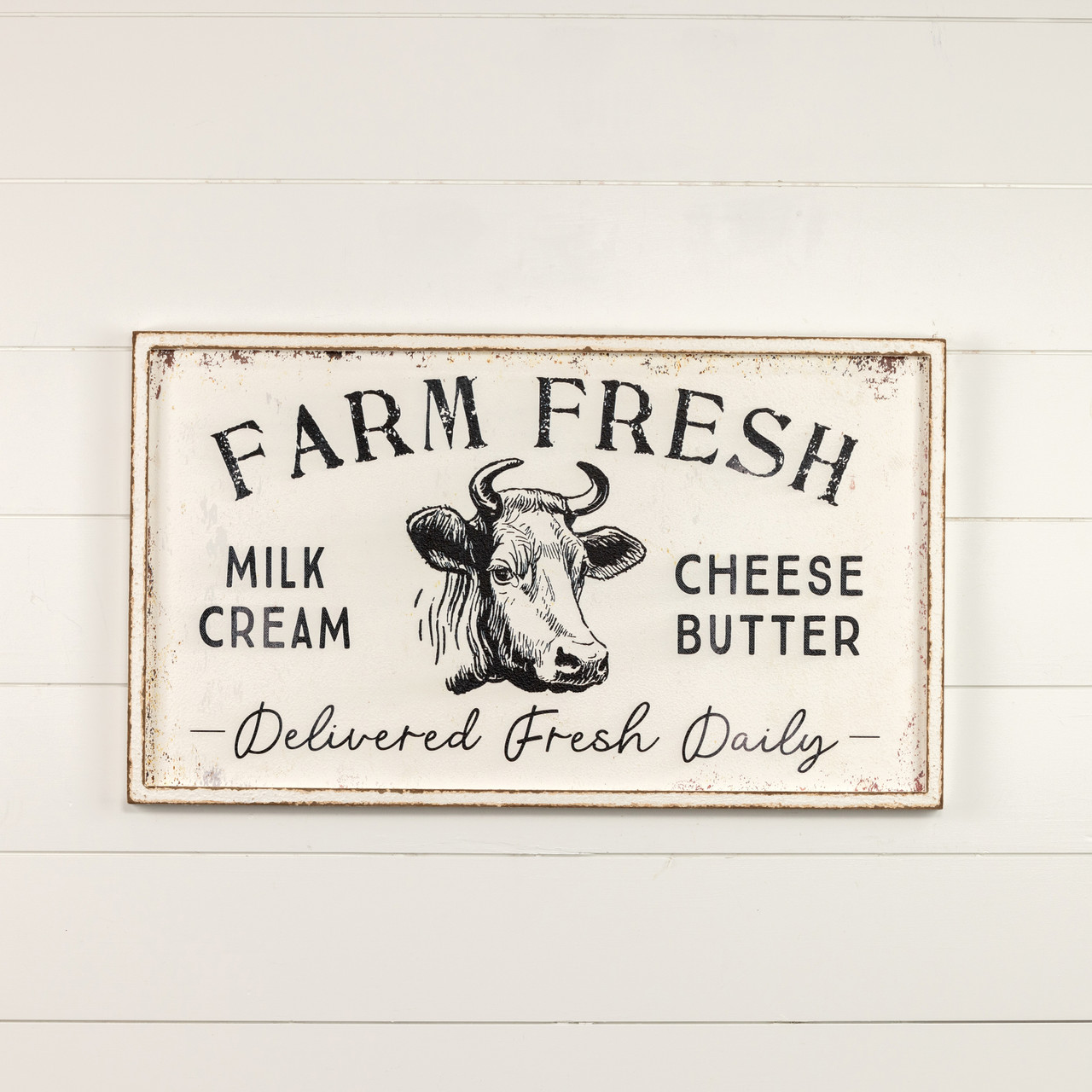 FARM FRESH MILK CREAM CHEESE BUTTER SIGN - Ragon House