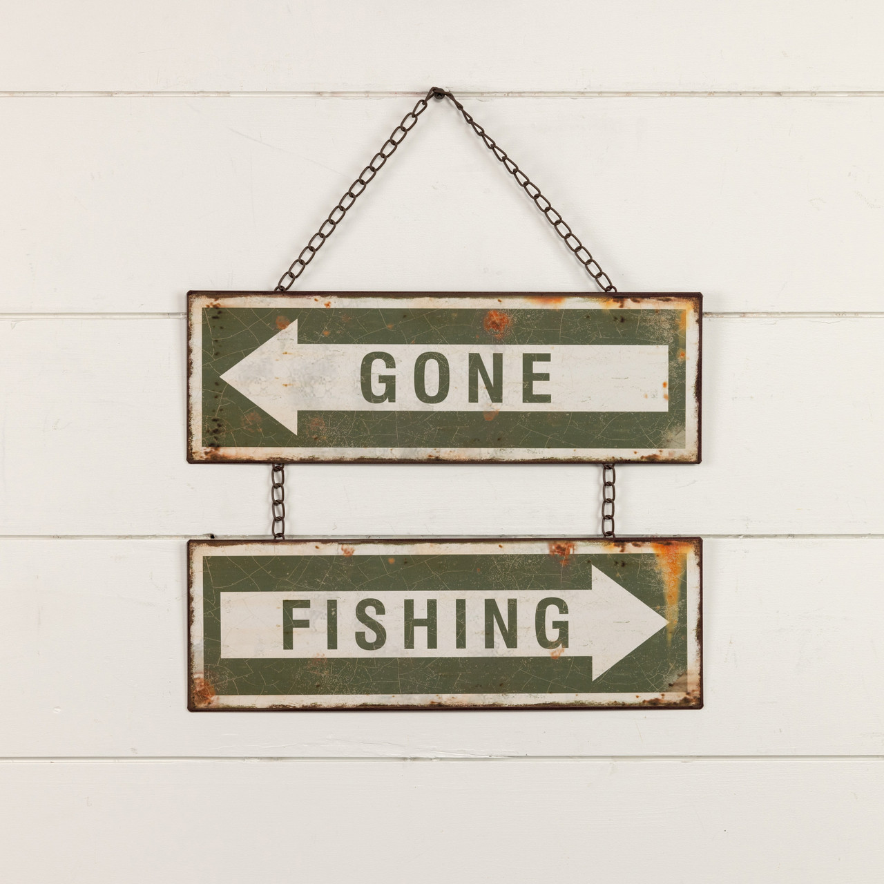 GONE FISHING SIGN - Ragon House