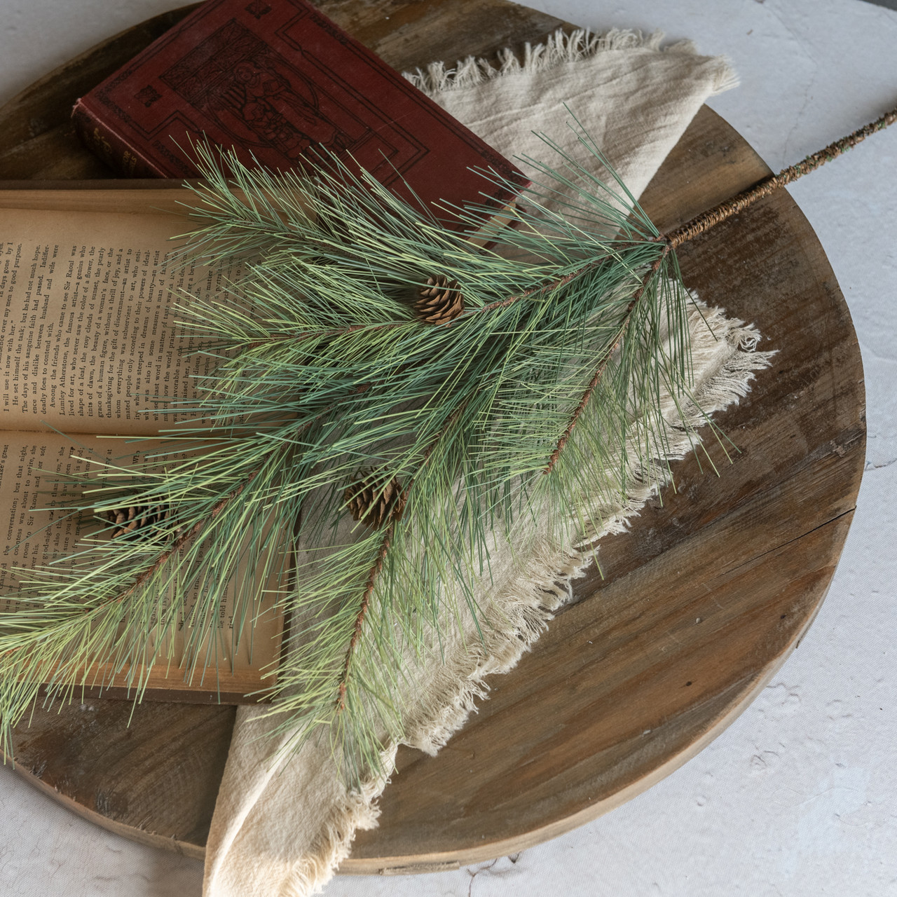 24" LONG NEEDLE PINE SPRAY