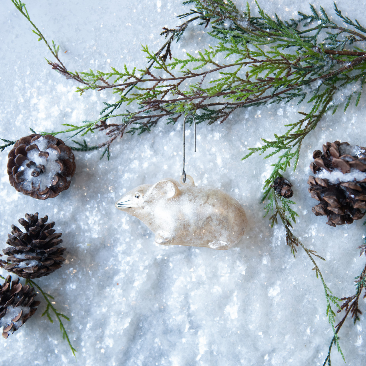 4" MOUSE ORNAMENT