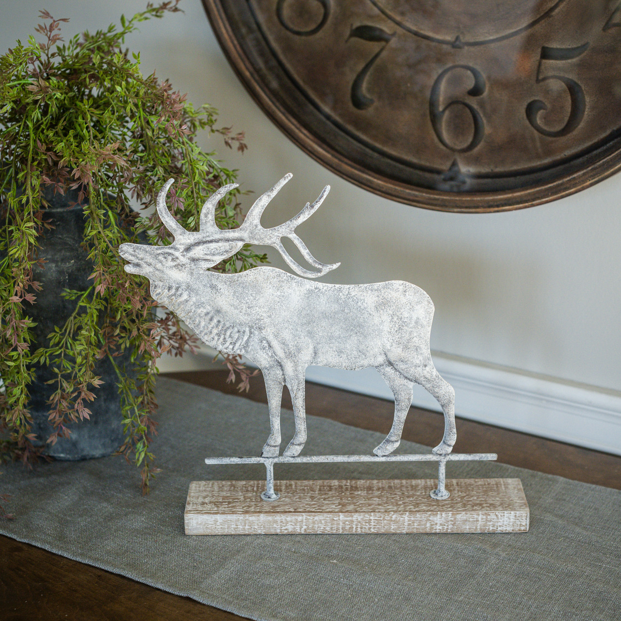 13" TABLETOP MOOSE ON STAND