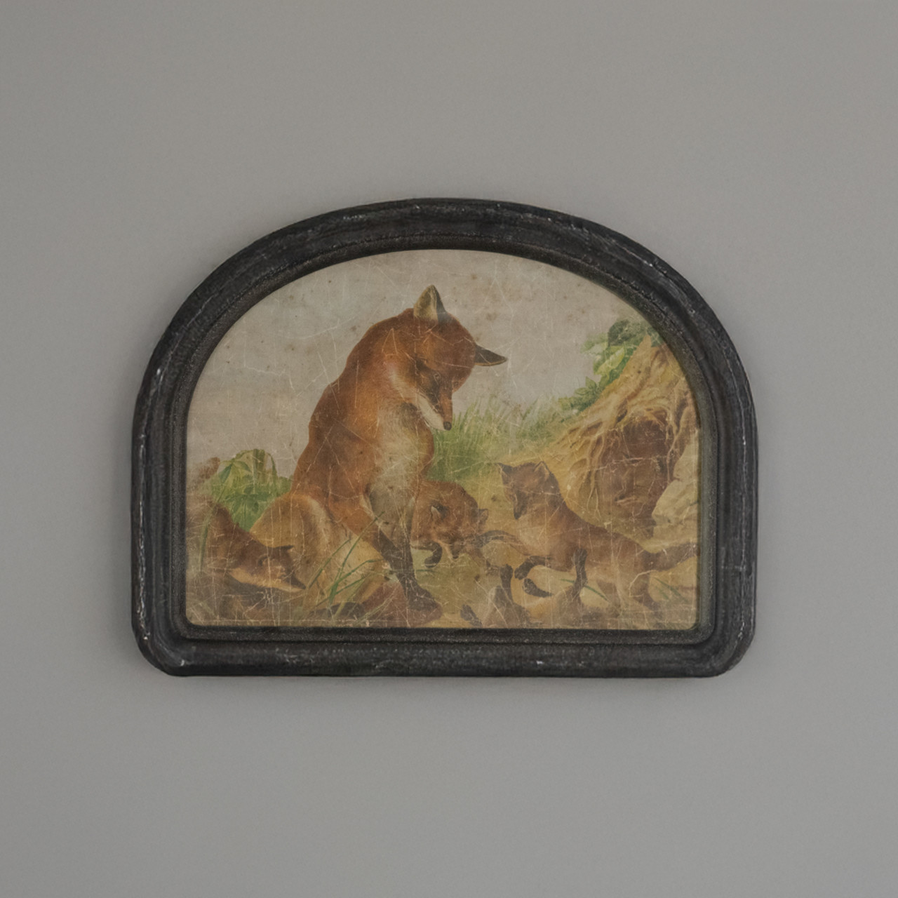FRAMED FOX FAMILY PRINT