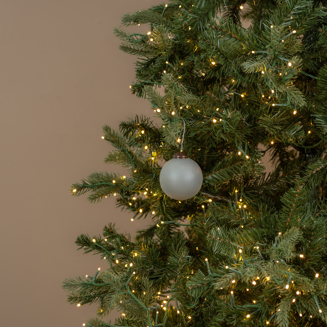 3" SKY BLUE KUGEL ORNAMENT