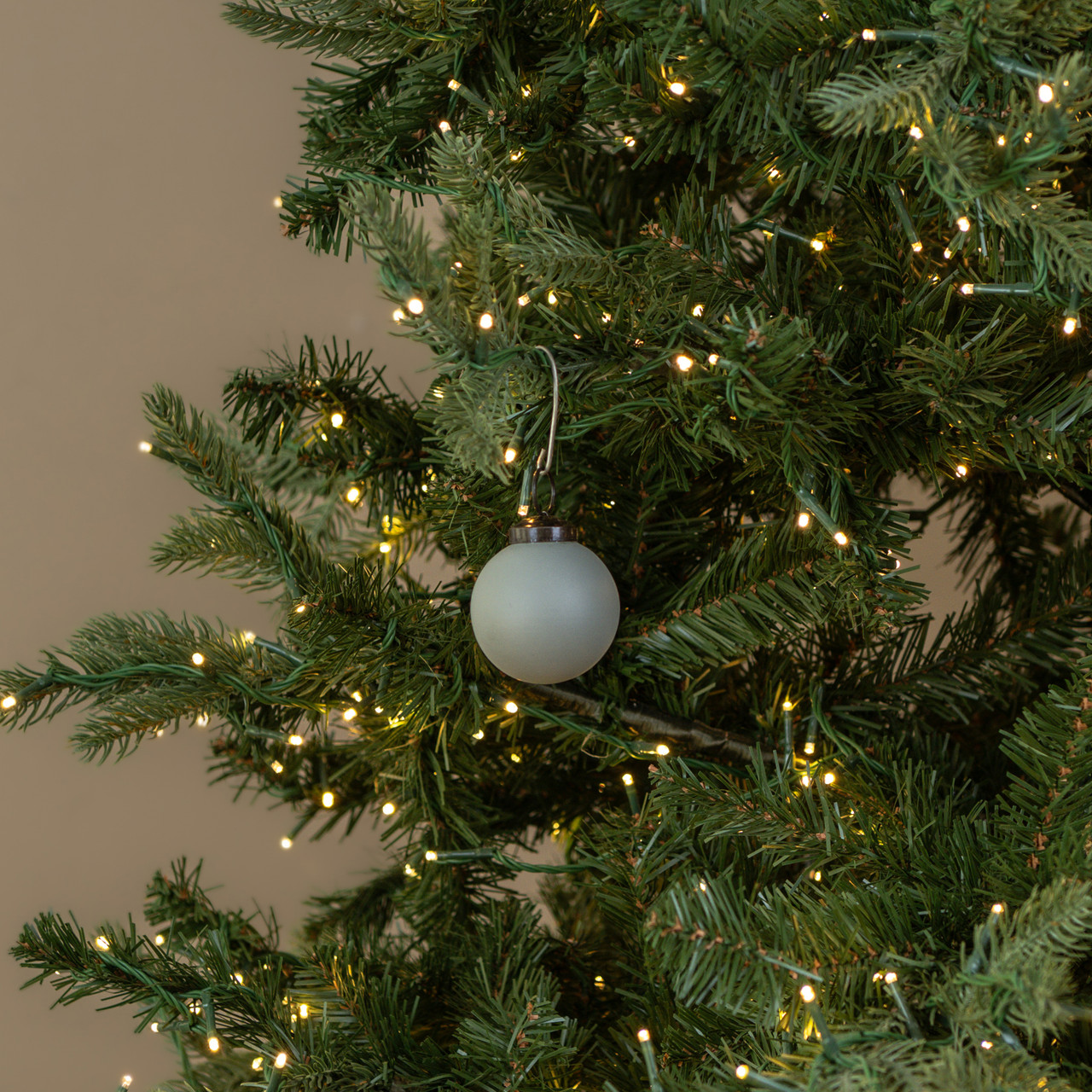 2" SKY BLUE KUGEL ORNAMENT