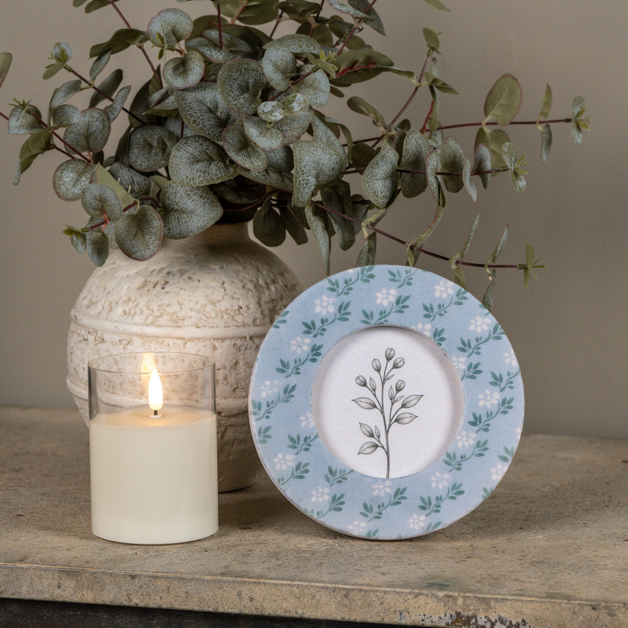 SWEET SERENDIPITY 4" x 4" CIRCULAR PHOTO FRAME