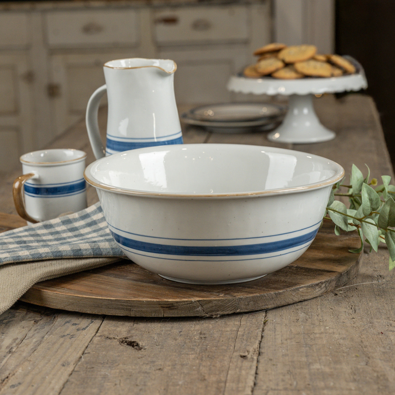 12" COZY COTTAGE BOWL