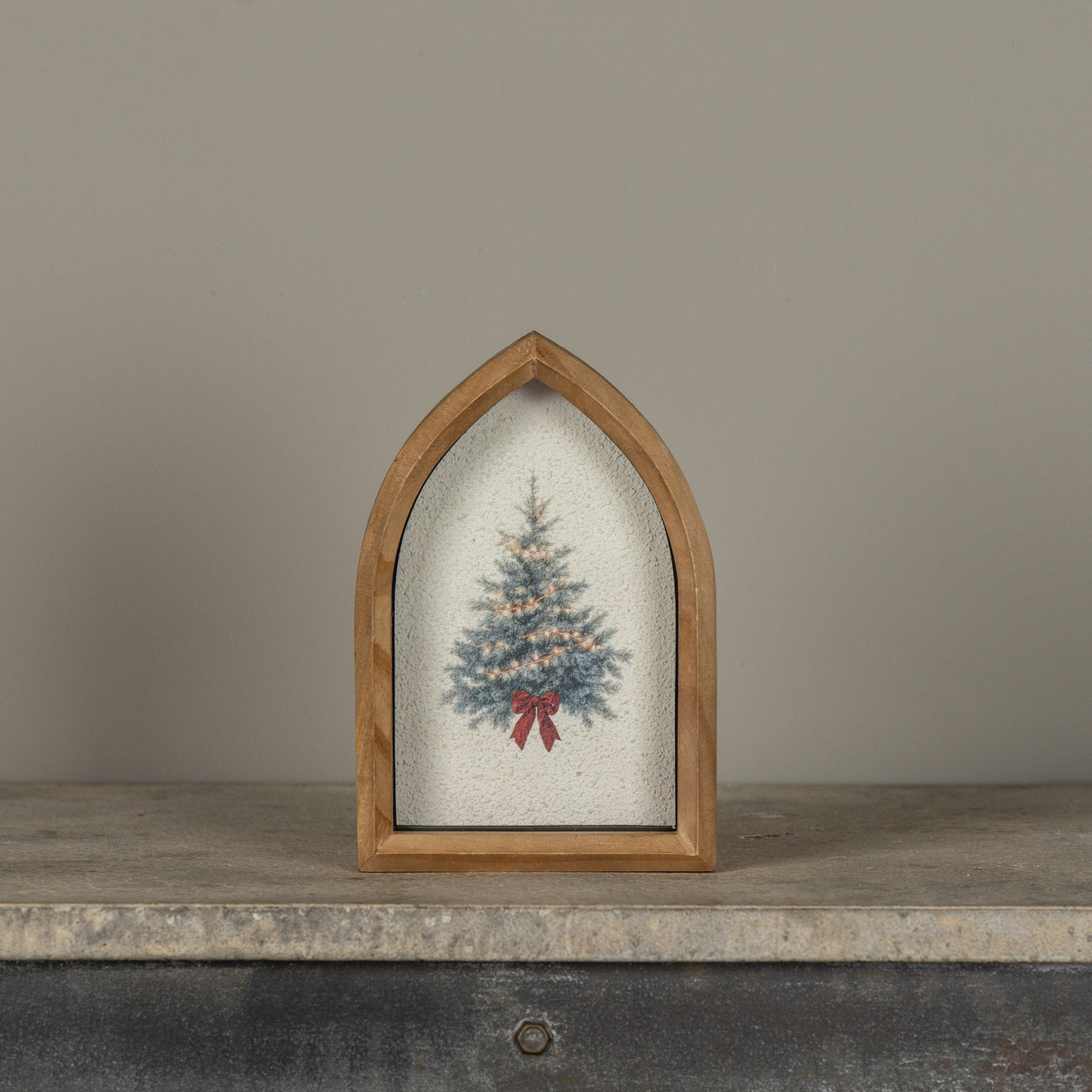 8"  LIGHTED TREE FRAMED TABLETOP SIGN