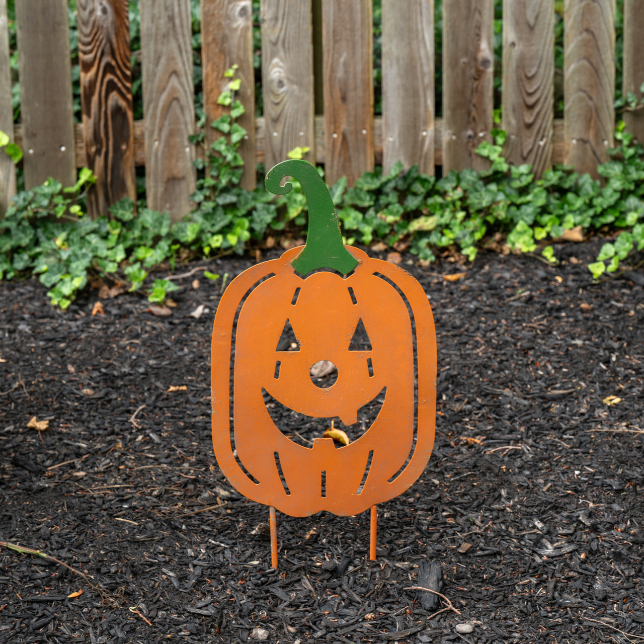 26.25" ORANGE PUMPKIN STAKE