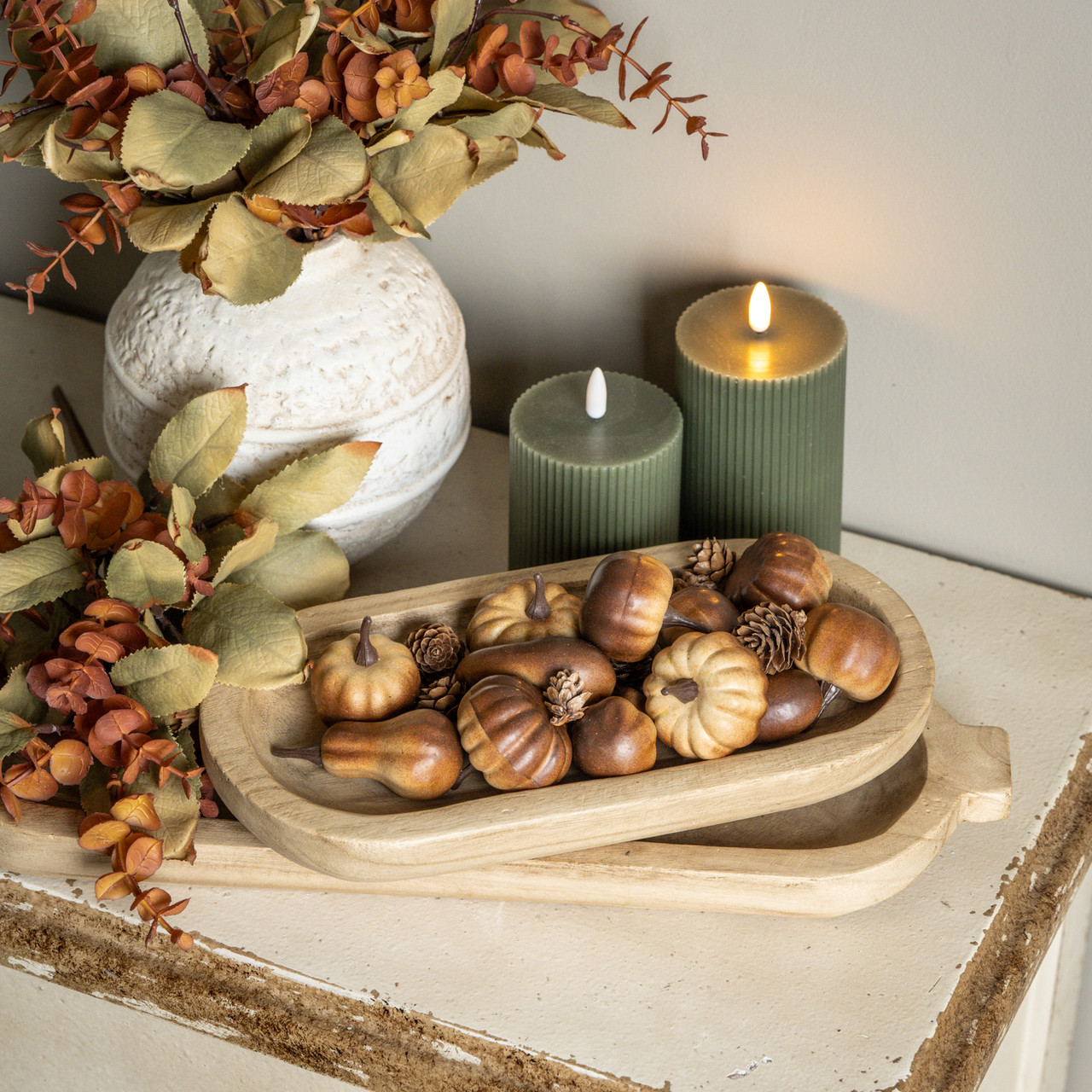 MINI BROWN PUMPKIN BOWL FILLER
