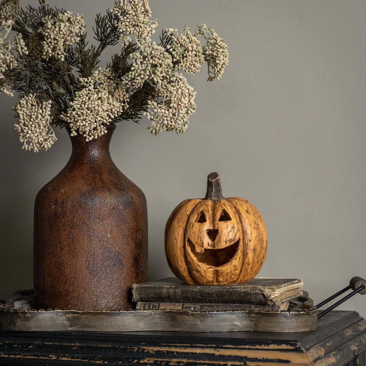 5.5" TERRACOTTA BIG MOUTH PUMPKIN