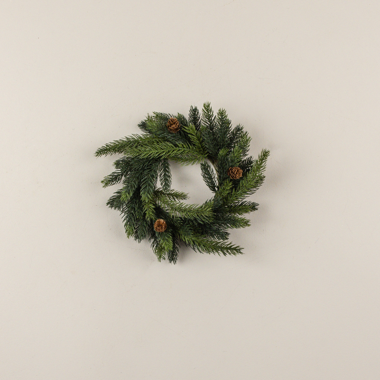 11" WHITE SPRUCE CANDLE RING