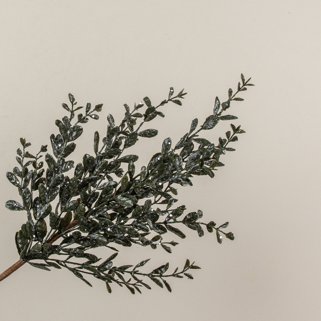 28" GLITTERED RUSCUS SPRAY