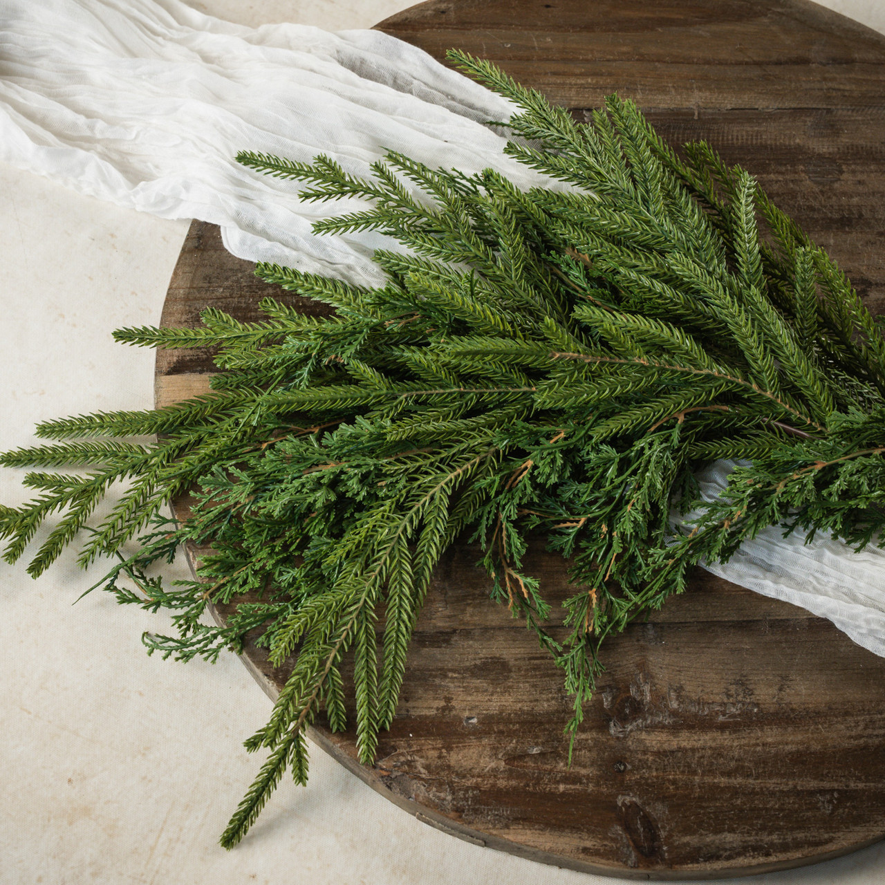 27" SOFT TOUCH CYPRESS & PINE HANGING BUSH