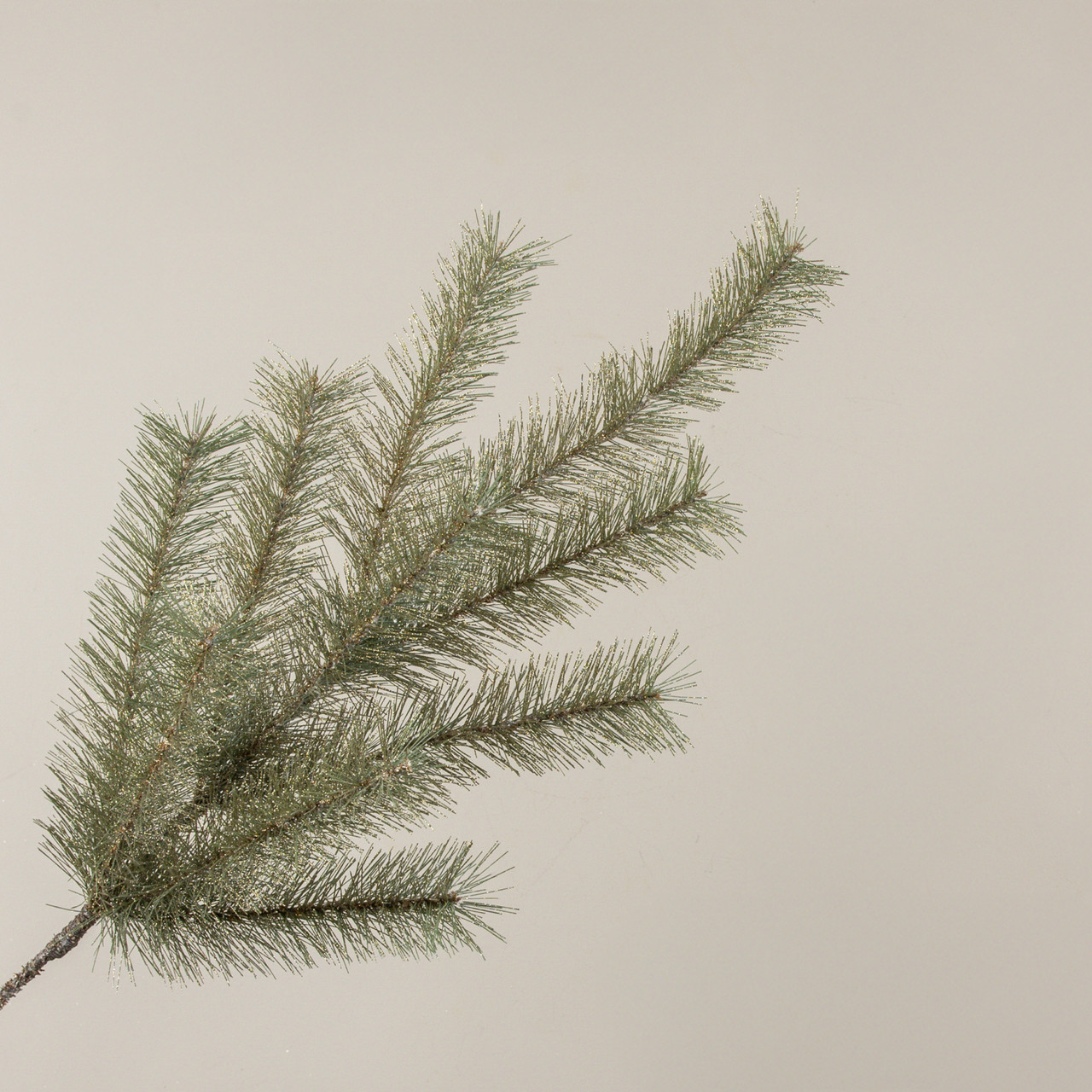 30" GOLD GLITTERED PINE SPRAY