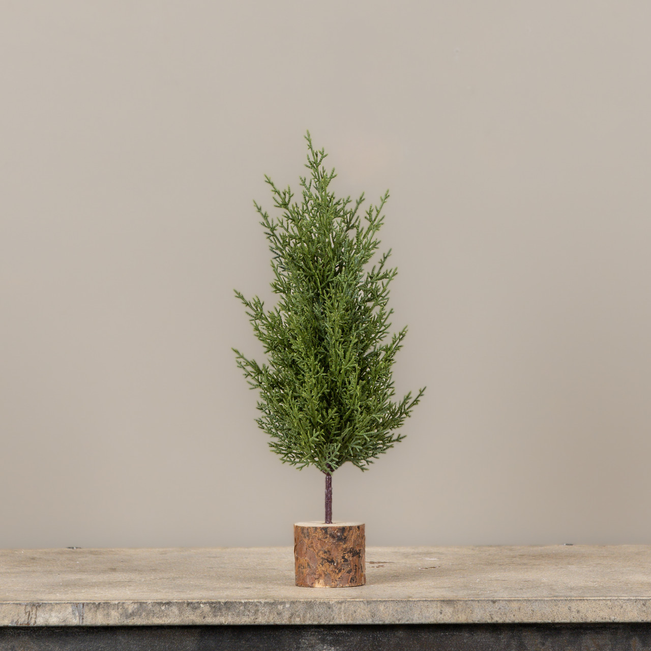 15.75" SPRINGDALE PINE TREE W/ WOOD BASE