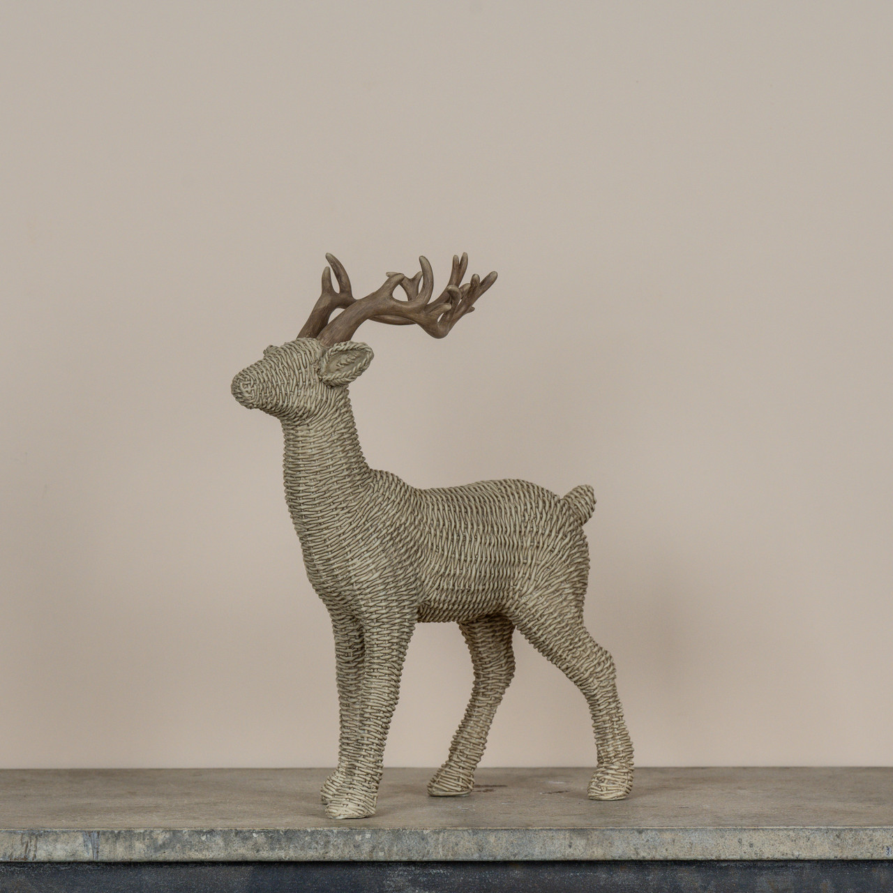 14.75" WOVEN DEER
