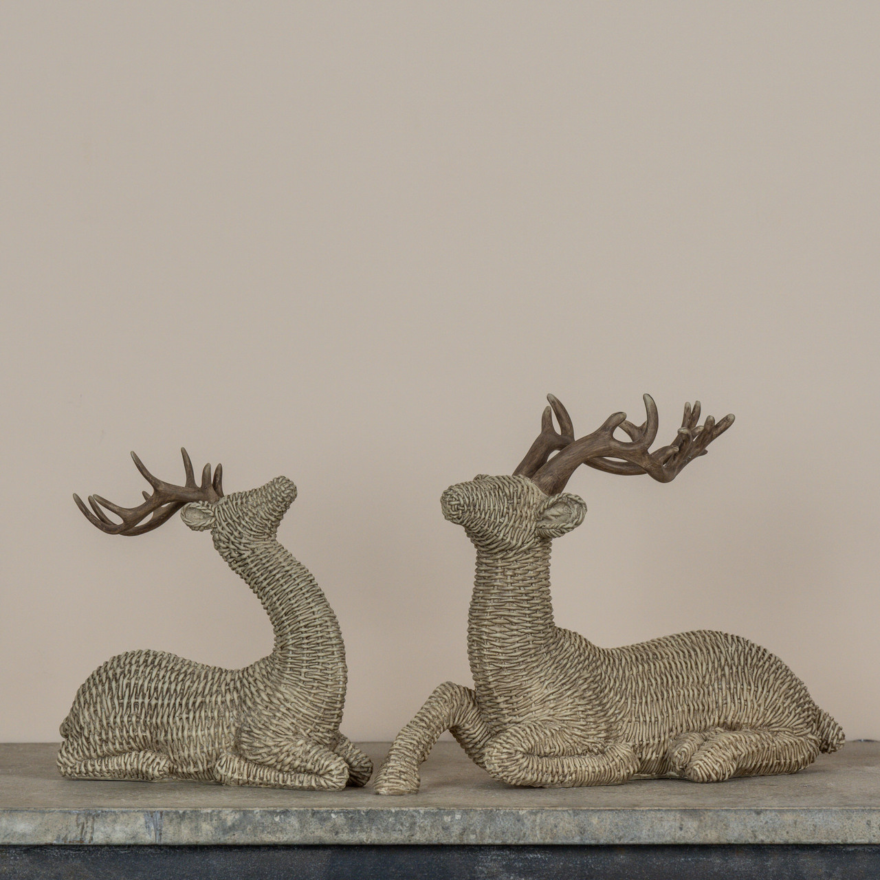 9.25" WOVEN DEER
