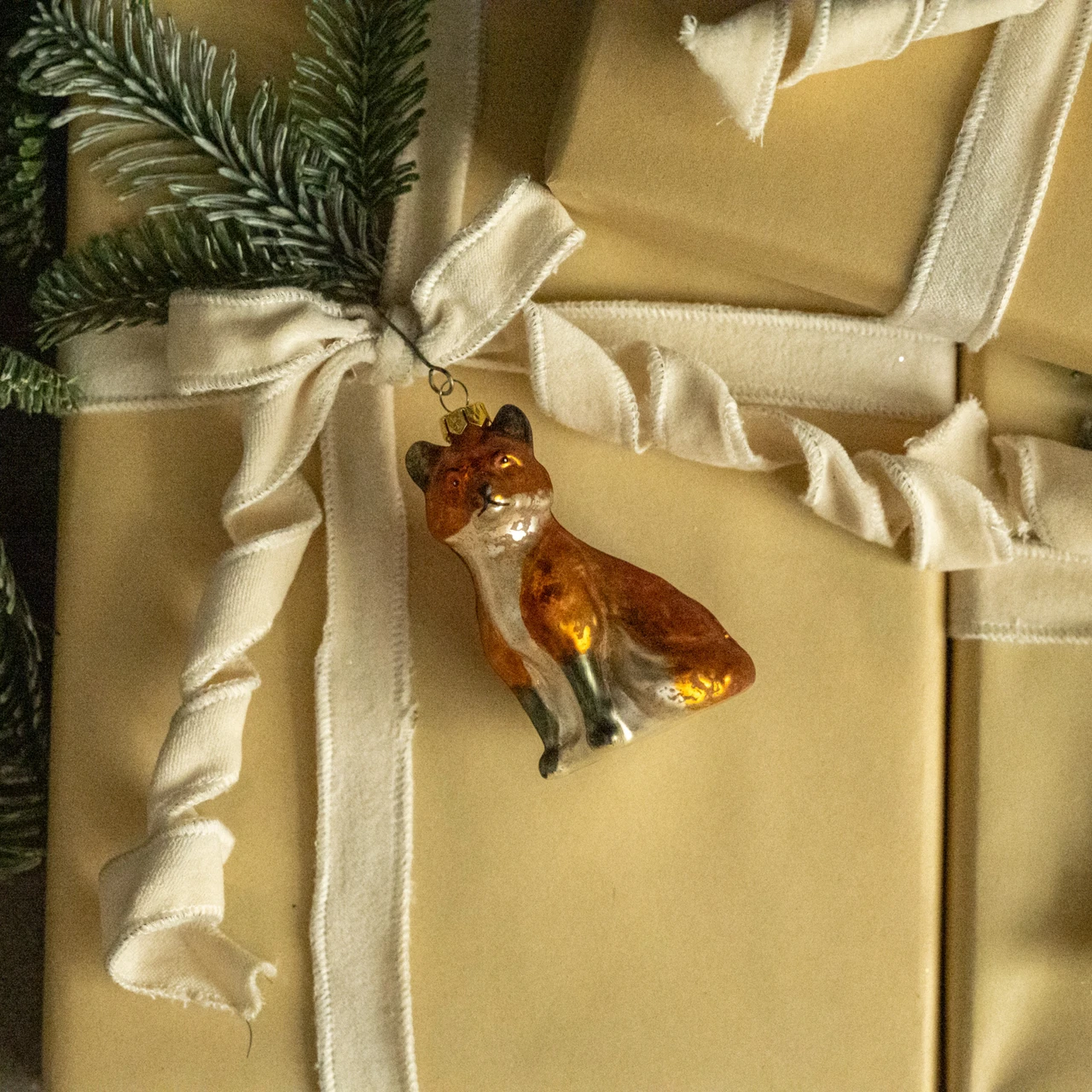 4" FOX ORNAMENT