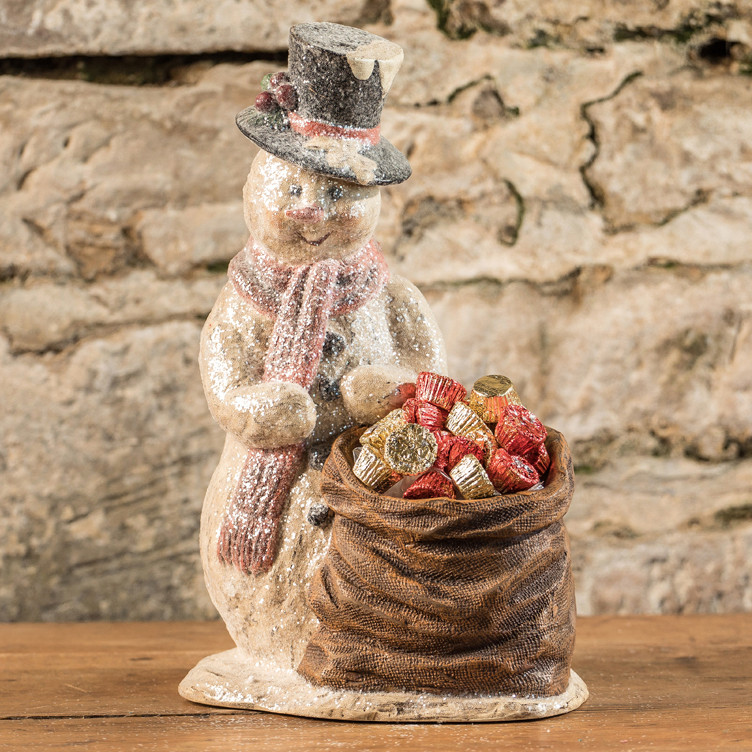 SNOWMAN WITH BAG CONTAINER
