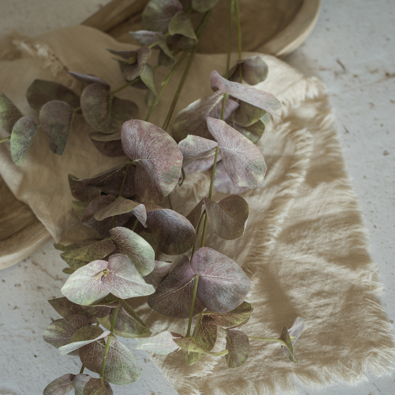 36" BURGUNDY EUCALYPTUS SPRAY
