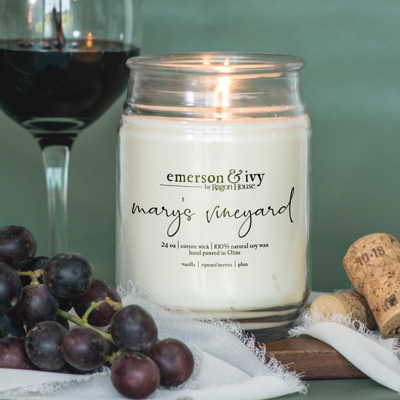 West Coast Bergamot, Sand, Reed Grass 4 or 8 Oz Pure Soy Candle Jars Fresh,  Light & Sophisticated 