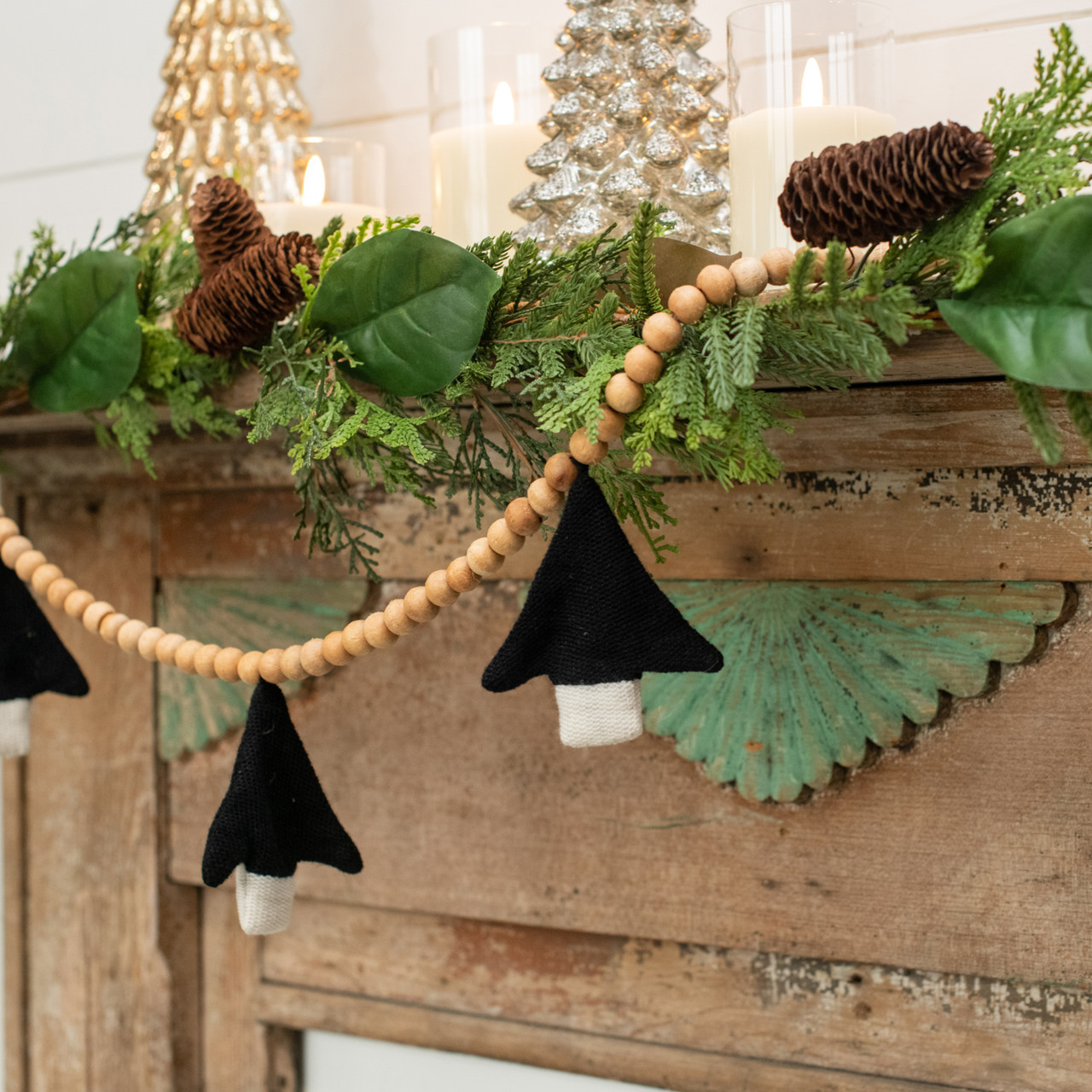 3pcs Wooden Beads Christmas Tree Decor – Blackbrdstore