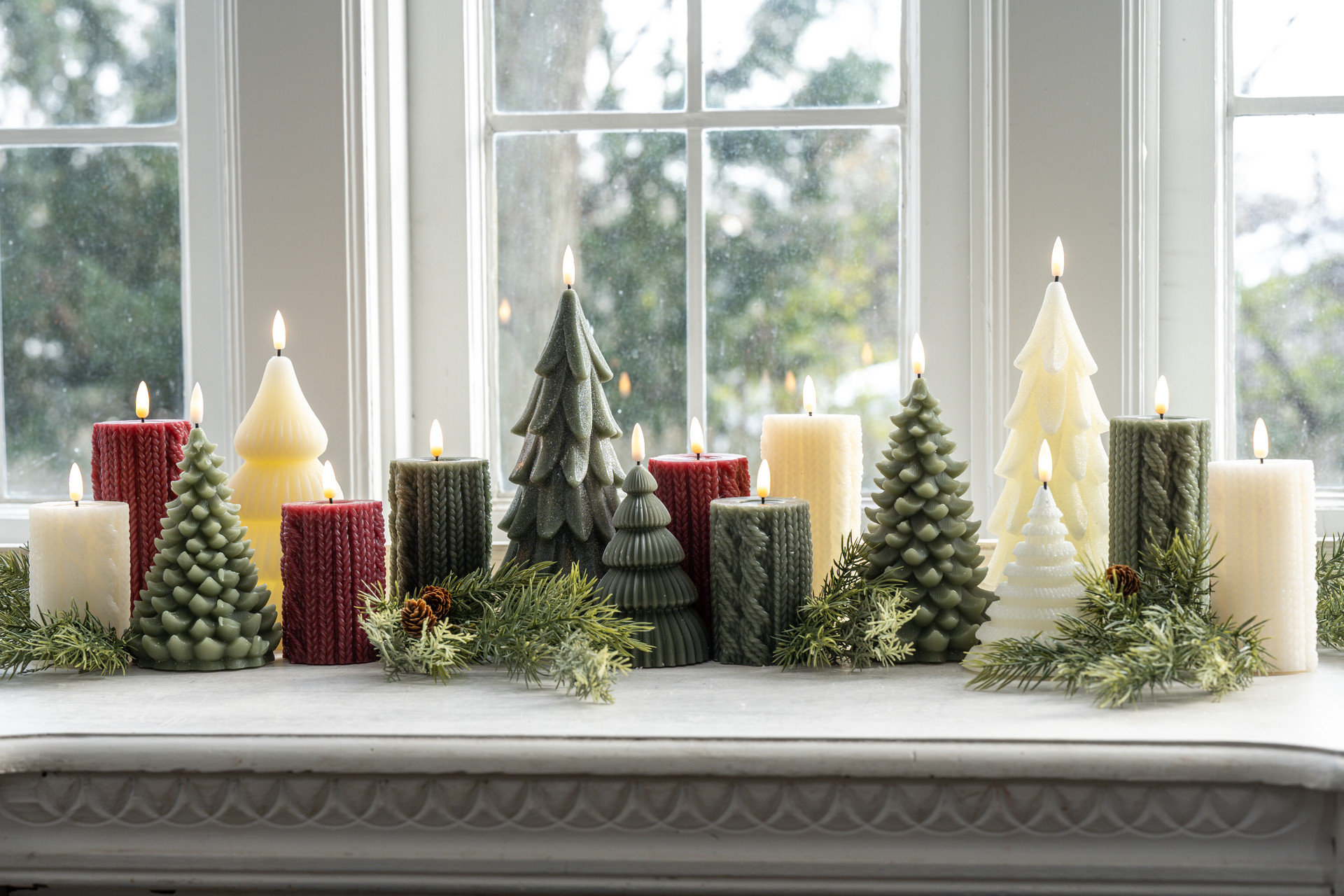 Holiday Flameless Candles