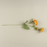 27" DARK ORANGE POPPY SPRAY