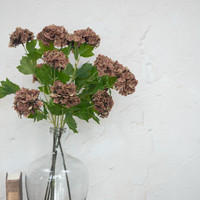26" MAUVE SNOWBALL SPRAY