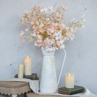 40" PALE PINK APPLE BLOSSOM SPRAY