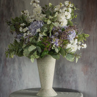 33" WHITE CHERRY BLOSSOM SPRAY