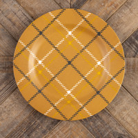 MUSTARD PLAID CHARGER