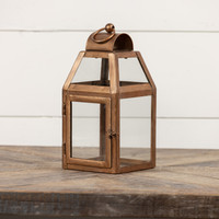 10.25" COPPER LANTERN