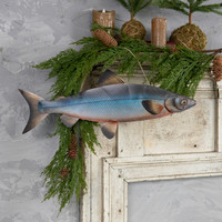 22" BLUE SALMON FISH
