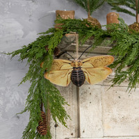 10" CREAM & BLACK MOTH