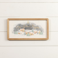 OH SILENT NIGHT FRAMED PRINT