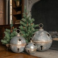 8.5" GREY STAR SLEIGH BELL