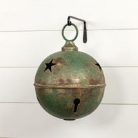 12" GREEN STAR SLEIGH BELL