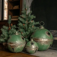 12" GREEN STAR SLEIGH BELL