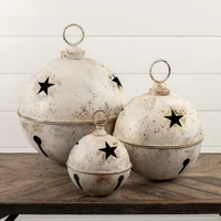 12" WHITE STAR SLEIGH BELL