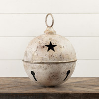 12" WHITE STAR SLEIGH BELL