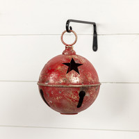 8.5" RED STAR SLEIGH BELL