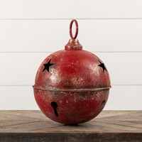 12" RED STAR SLEIGH BELL