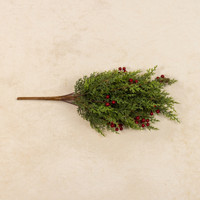 22" SOFT CEDAR & RED BERRY BUSH