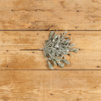 12" FROSTED MISTLETOE PICK