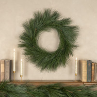 24" PURE PINE WREATH